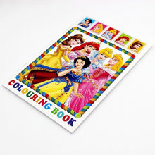 Load image into Gallery viewer, 8 Style Snow Princess Girls Coloring Book Sticker Book For kids Children Adults colouring Painting Drawing story color art books

